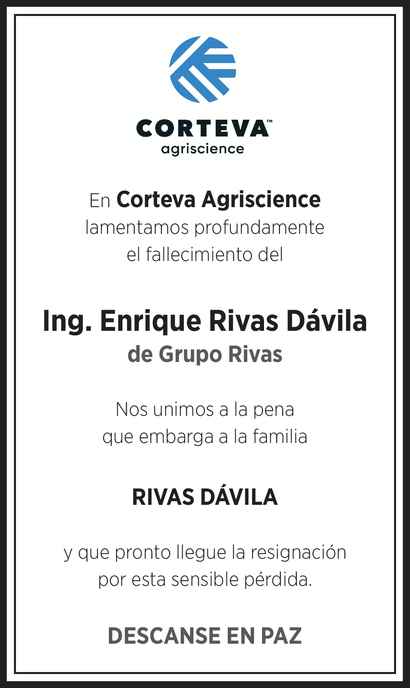 Ing Enrique Rivas D Vila Obituario Esquela